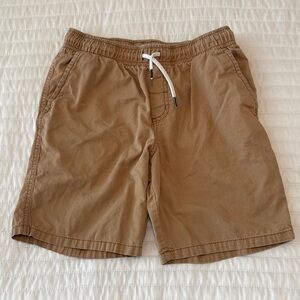 Cat & Jack Brown elastic waist and drawstring Casual Shorts, Boys L (10/12)